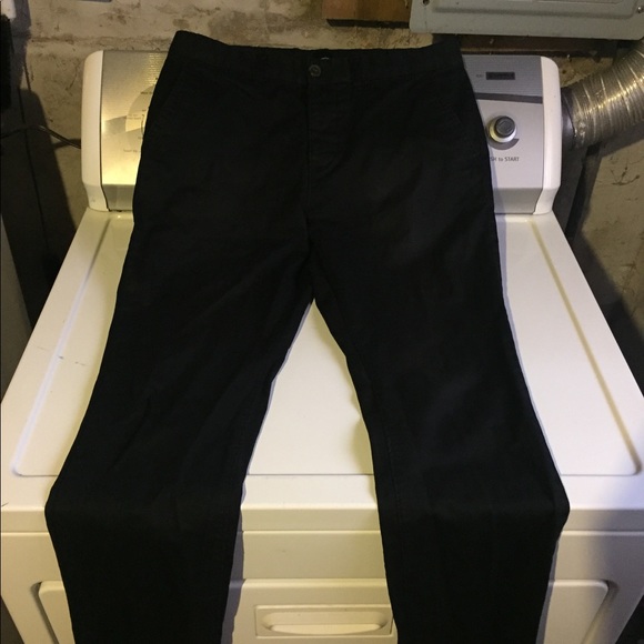 h&m black chinos men's